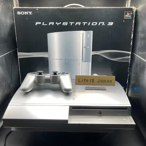 SONY PlayStation 3 PS3 40GB Satin Silver CECHH00 Console with Original Box - Picture 1 of 24