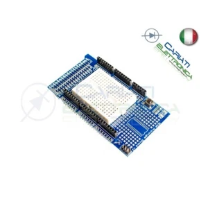 Scheda compatibile per ARDUINO MEGA 2560 proto shield V3 basetta millefori PCB - Foto 1 di 1