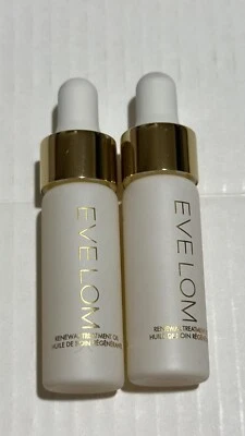 2 Evelom Tratamiento Aceite Renovación Muestra Tamaño 0.16oz 5ml Cada uno Total 10ml  Foto 1 de 3