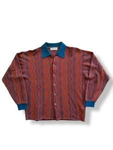 Suéter tejido con botones vintage años 90 ANTONIO MIRO para hombre mediano (ver medidas) - Imagen 1 de 6