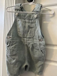 Zara Baby 9-12M Unisex Overalls Denim 100% Cotton - Picture 1 of 4