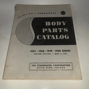 1947 1948 1949 1950 Studebaker Car Body Parts Catalog Champion Commander - Picture 1 of 5