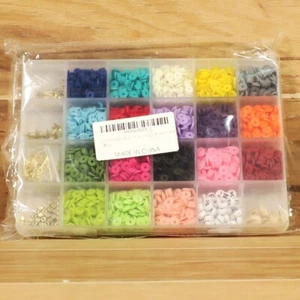3600 piece Assorted Arts & Crafts Beads,Charms,Jewelry Parts Multicolor- Aquatic - Picture 1 of 3