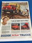 Camions classés Dodge Job vintage magazine ajouter de la publicité