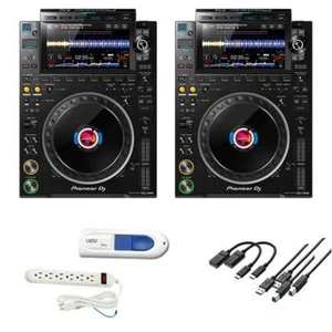 Pair 2x Pioneer CDJ-3000 DJ Player CDJ3000 Digital Turntable 110-240V Express - Picture 1 of 14