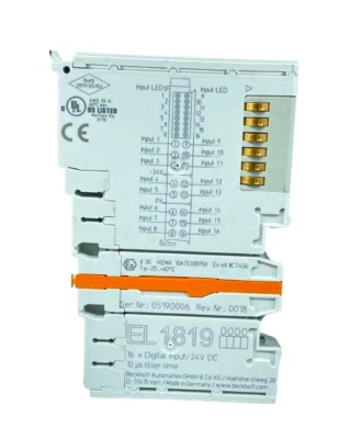 Beckhoff EL1819 EtherCAT Terminal 16-channel Digital Input 24VDC 10 µs ATEX IP20 - Image 1 of 4