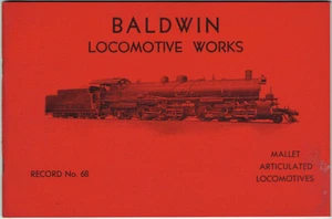 BALDWIN LOKOMOTIVE WERKSHAMMER GELENKLOKOMOTIVEN REPRODUKTION - N NEUWERTIG - Bild 1 von 1
