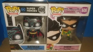 Funko Pop! Vinyl: DC Universe - Robin #606 & Batman #409 - Bild 1 von 5