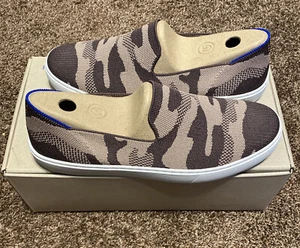 Rothys New In Box Size 10 Taupe Camo Slip On Sneakers Shoes Discontinued - Picture 1 of 7