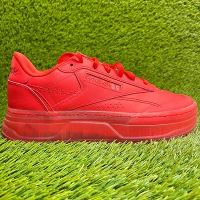 Zapatillas deportivas Reebok Club C Double Geo Platform para mujer talla 7,5 rojas Foto 1 de 4