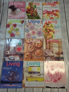 Martha Stewart Living Magazine 2011 Lot of 10 issues with recipe cards &Two 2012 - Imagen 1 de 7