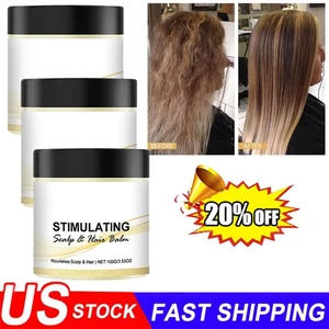 Stimulating Nourishes Scalp and Hair Balm,Thicker Strands,Shea Mango Butter 2025 - Picture 1 of 18