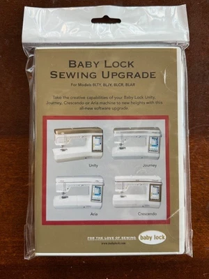 NEW Baby Lock Unity Journey Aria Crescendo Sewing Upgrade BLTYU2 *free ship* - Image 1 of 2