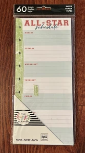 New Skinny Classic Fill Paper All-Star Schedule Happy Planner Daily Schedule - Picture 1 of 2