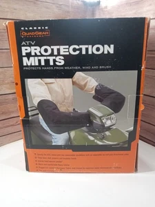 Classic QuadGear Extreme ATV Protection Mitts Handlebar Warmer Black NEW - Picture 1 of 4