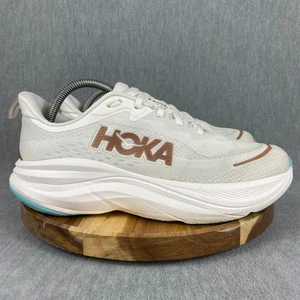 Scarpe Hoka One One Skyflow donna taglia 9,5 beige sneakers corsa atletica gelo - Foto 1 di 10