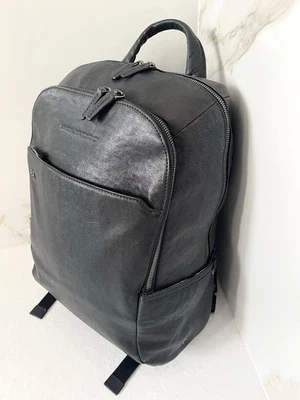 Zaino Piquadro Pelle Marrone - Immagine 1 di 4