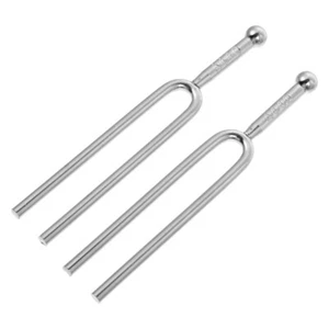2Pcs Guitar Tuning Fork Standard Scientific Octave Forks Music Tune Tuning Forks - Picture 1 of 12