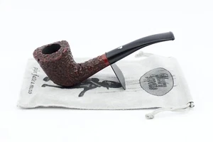 Pfeife Pipe Pipa MASTRO GEPPETTO Bent Dublin rusticata Handmade Italy PMGR027 - Imagen 1 de 6