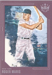 2020 Diamond Kings Baseball Plum Frame Parallel #6 Roger Maris