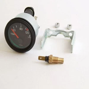 Temperaturanzeige Fernthermometer mit Geber Thermometer 12V Kühlwasser/Öl - Bild 1 von 1