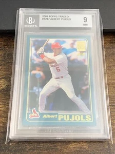 2001 Topps Traded Albert Pujols T247 BGS 9 ~ SUBGRADES 9,9.5,9,9 ~ FUTURE HOF! - Picture 1 of 3