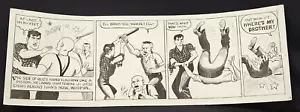 Buz Sawyer di Roy Crane - fumetto giornale originale art 5 3/4" x 17" - Foto 1 di 8