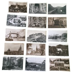 Sammlung von 25 alten RPPC Postkarten Großbritannien Großbritannien London Edinburgh etc. - Bild 1 von 4