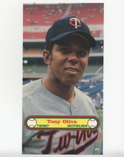 2021 Topps Heritage 1972 Topps Baseball Posters Tony Oliva #BPB-TO HOF