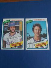 Lot Of Two 1980 Topps Baseball New York Mets Cards 