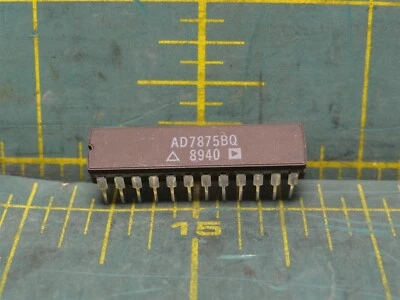 Analog Devices Inc. AD7875BQ 12 Bit Analog to Digital Converter 1 Input 24-CDIP - Image 1 of 2