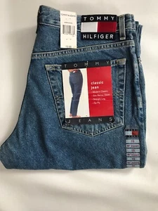 Tommy Hilfiger Womens Sz 15/30 Classic Jean Straight Leg Sits Below Waist - Picture 1 of 8
