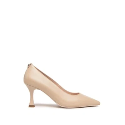 Scarpe donna Nero Giardini decoltè in pelle E307081DE colore lino - Immagine 1 di 4