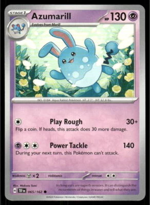 SV05: Temporal Forces #065/162 Azumarill - Image 1 of 2