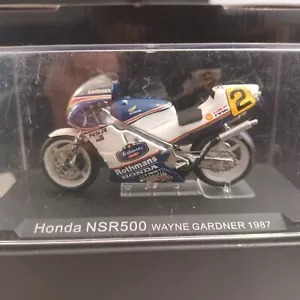 1/24 Altaya Honda NSR500 Wayne Gardner WC Moto GP 1987 "Rothmans" Sponsor - Picture 1 of 6