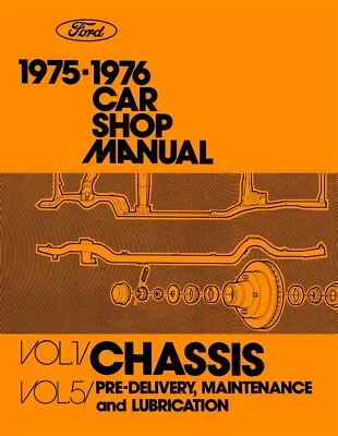 Ford/Lincoln/Mercury Shop Manual 1975-1976 - 5 volúmenes Foto 1 de 4