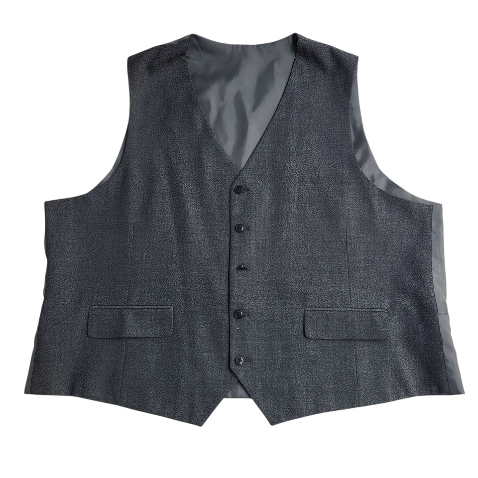 Sawyers & Hendricks London Waistcoat Grey Smart Formal Men's 3XL 52-53" - Image 1 of 4