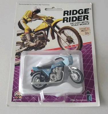 MOTO KAWASAKI KZ1000 RIDGE RIDER KZ 1000 DIECAST METAL ESCALA MODELO 86 ZEE Foto 1 de 4