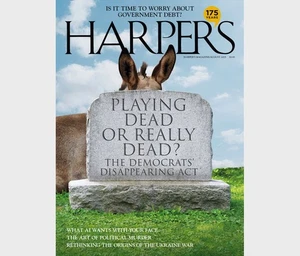 HARPER'S - AUGUST 2025 - TOT SPIELEN ODER WIRKLICH TOT? - NEU - SCHNELLER VERSAND - Bild 1 von 1