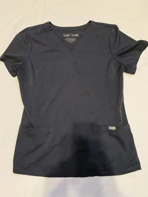 Soulful Scrubs Womens Blue Size Medium Short Sleeves - Image 1 of 4