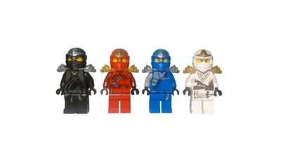 LEGO NINJAGO MINIFIGURE LOT OF 4 - ZX Kai, Zane, Cole, Jay - Image 1 of 4