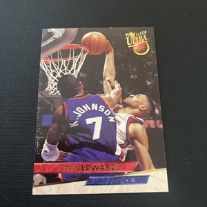 1993 Ultra Kevin Edwards #295 New Jersey Nets Basketball Card - Picture 1 of 3