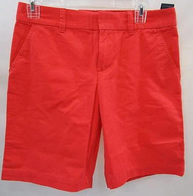 TOMMY HILFIGER Mujer Chino Naranja Corto TALLA 2 Nuevo Con Etiquetas Foto 1 de 4
