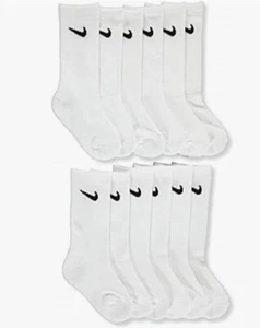Nike Little Boy Cushioned Crew Socks 6 Pack - Picture 1 of 1