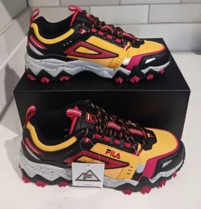 Fila Oakmont TR Gold Fusion schwarz rot Herren Gr. 9,5 Wanderschuhe - Bild 1 von 8