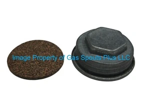 2" Vintage NOS Galvanized Steel Gas Can Cap EAGLE DELPHOS BROOKINS IRONSIDES - Picture 1 of 6