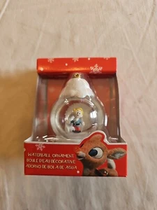 Rudolph The Red-Nosed Reindeer "Hermey" Snow Globe Waterball Ornament - Picture 1 of 6