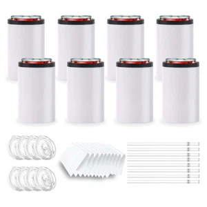 Enfriador de latas de sublimación de 11 oz - Enfriador de latas aislado, enfriador de cerveza de acero inoxidable - Imagen 1 de 10