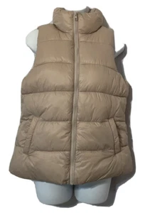 old navy - Chaleco acolchado para mujer Farbe beige, Gr. S, lässig. - Bild 1 von 7