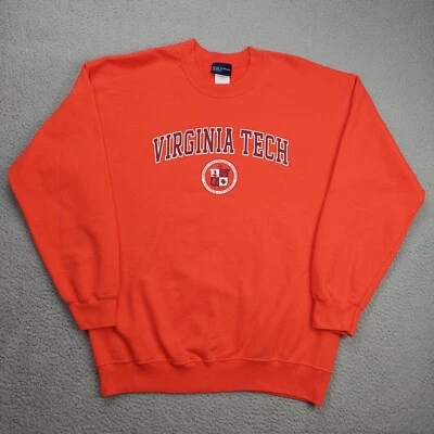 Vintage Virginia Tech Sweatshirt Men's Size Large Crewneck University College - Image 1 of 4